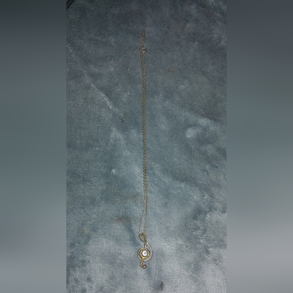 Elegant Gold and Silver Pearl Necklace